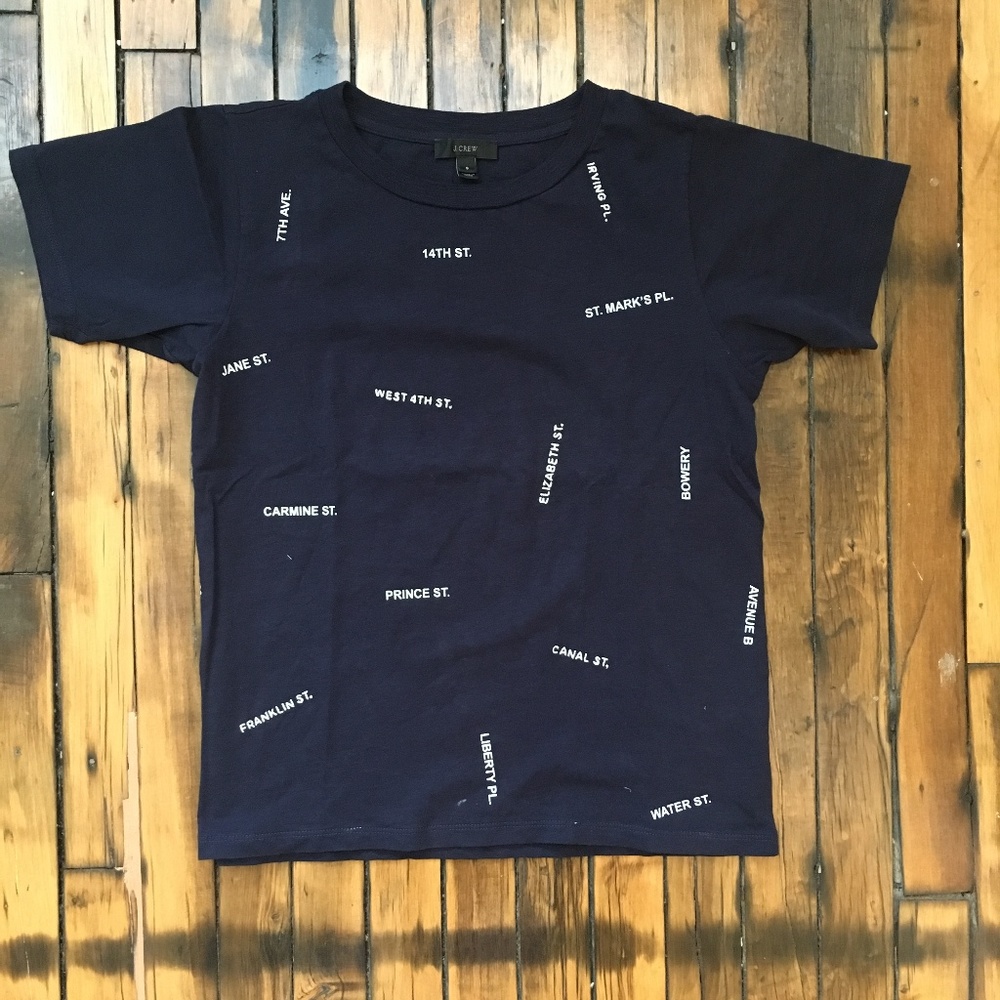 J Crew NYC Streets T-Shirt